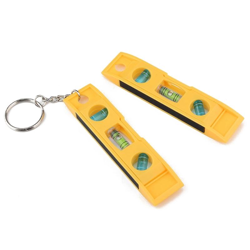 Compact Torpe do Level Magnetic Box Level with 180 90 45 Degree Bubble Level Lightweight 3 Bubble Level with Keychain