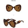 Women's sunglasses, fashionable large-frame butterfly sunglasses