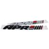 3d ABS  Chrome Black Logo APR Emblem Letters Car Trunk Badge Decal For A4 A5 S4 B8 A3 A7 APR Sticker Accessories