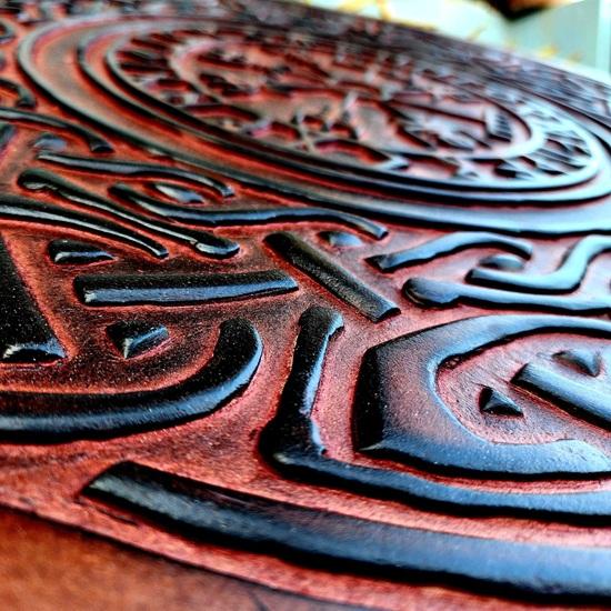 Viking Vegvisir Shield Engraved Wooden, Celtic Design 60.96 Cm Wall Decor Home Office Decor Christmas Wedding Anniversary Gift