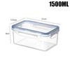 Kitchen Refrigerator Sealed Rectangular Refrigerator Storage Box with Lid Plastic Crisper Microwave-heated Lunch Box Storage Box