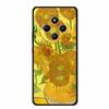 3D Emboss Case For Vivo Y300 Pro 5G Phone Case Relief Flowers Soft Silicone Coque For Vivo Y300 Pro Back Cover Case Funda Shell