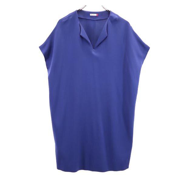 Diane von Furstenberg Studio Made In Japan No Sleeve One Piece Blue Women Used