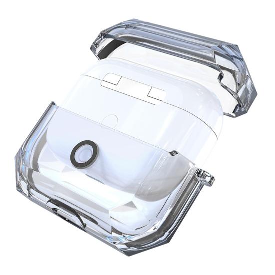 Schutzhülle für Ohrhörer Wasserdicht Transparentes TPU Stoßfest Sturzsicher Bluetooth-kompatible Kopfhörerhülle für Airpods