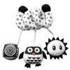 Aipinqi Black & White Animal Baby Car Crib Toy with Bells