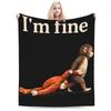 Sad Monkey Punch Blanket Soft Comfy  Throw Blanket Winter Adults Girls Outdoor Camping Bedspread