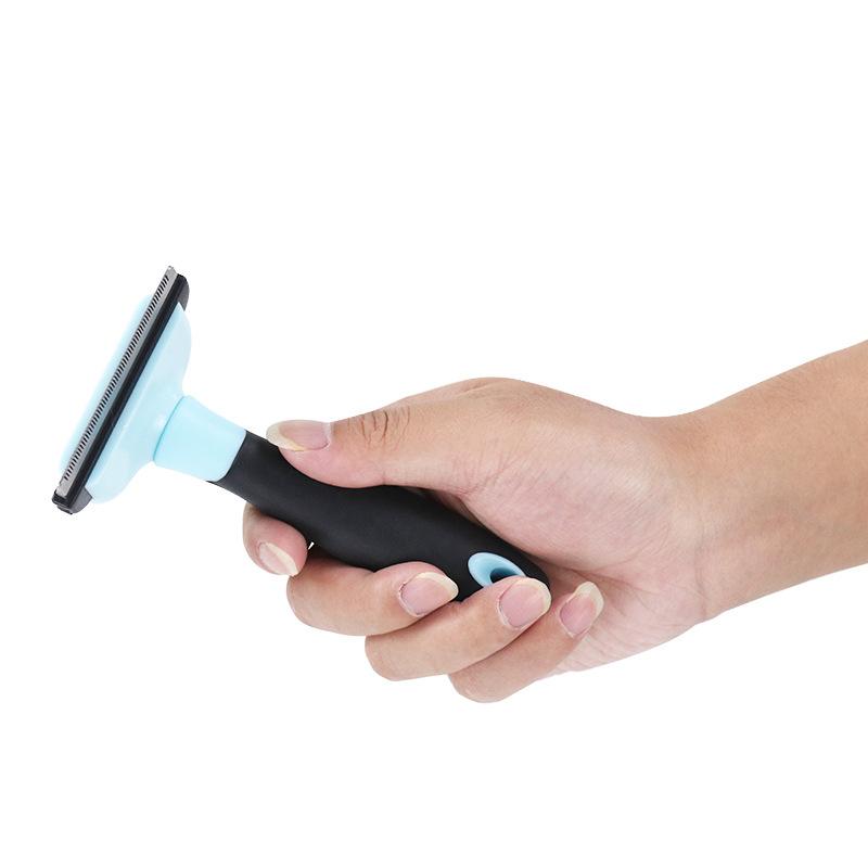 Pet Supplies Pet Hair Removal Comb, Open Knot Hair Removal Comb Removable Stainless Steel Knife Head