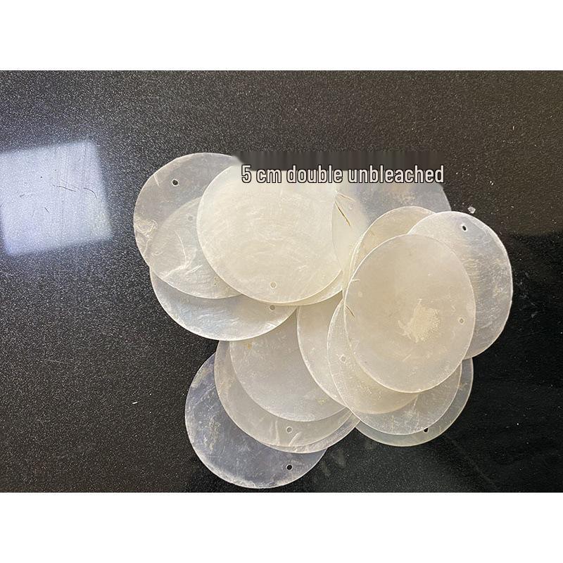 Mica Flakes Seashell Wind Chimes with Mother-of-Pearl for DIY Decorative Lighting & Mirrors, Wedding Decor, and Painting Accessories.