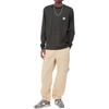 Carhartt WIP Mid Rise Zipper Straight Leg Work Casual Pants Men Pants Beige I033616-29O-XX