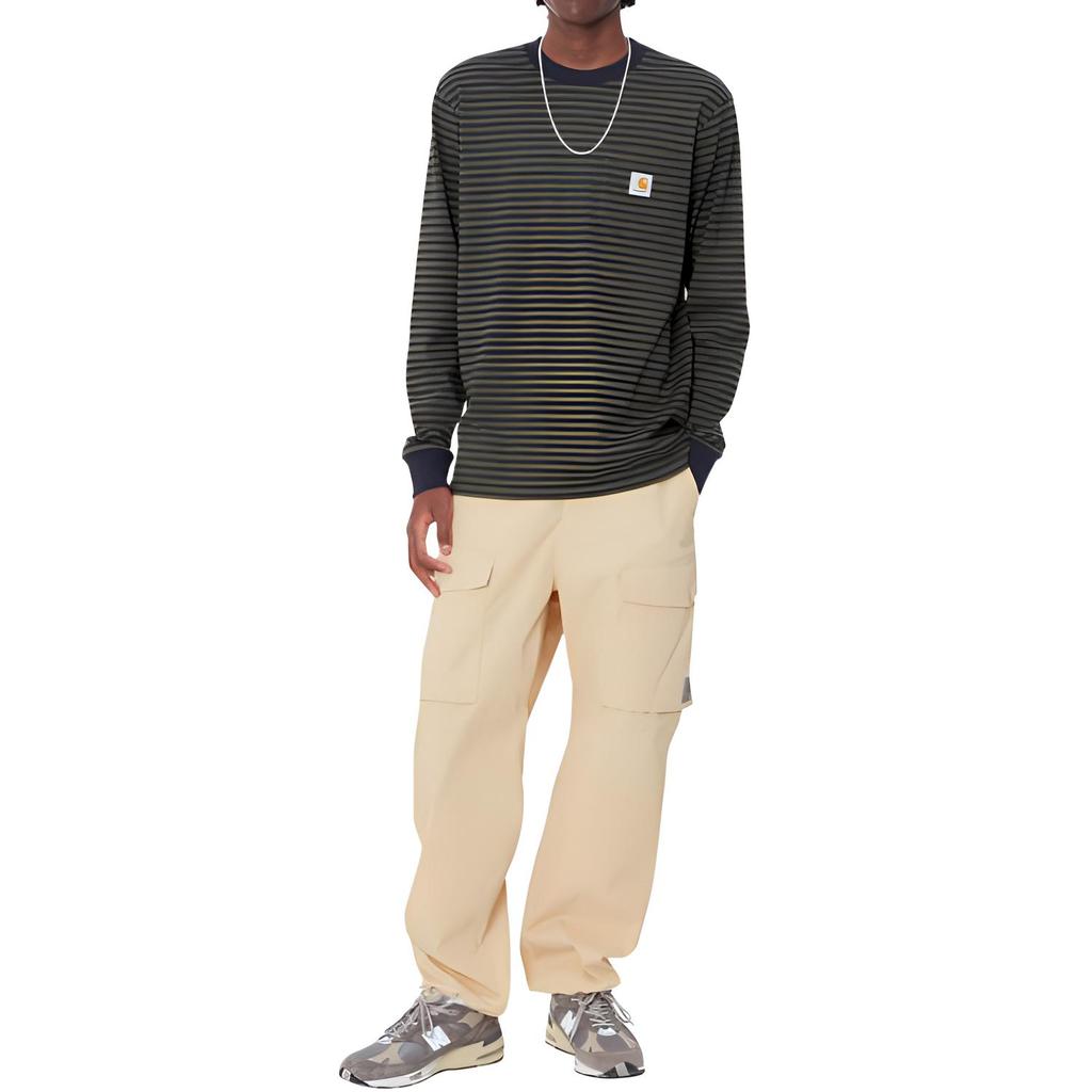 Carhartt WIP Mid Rise Zipper Straight Leg Work Casual Pants Men Pants Beige I033616-29O-XX