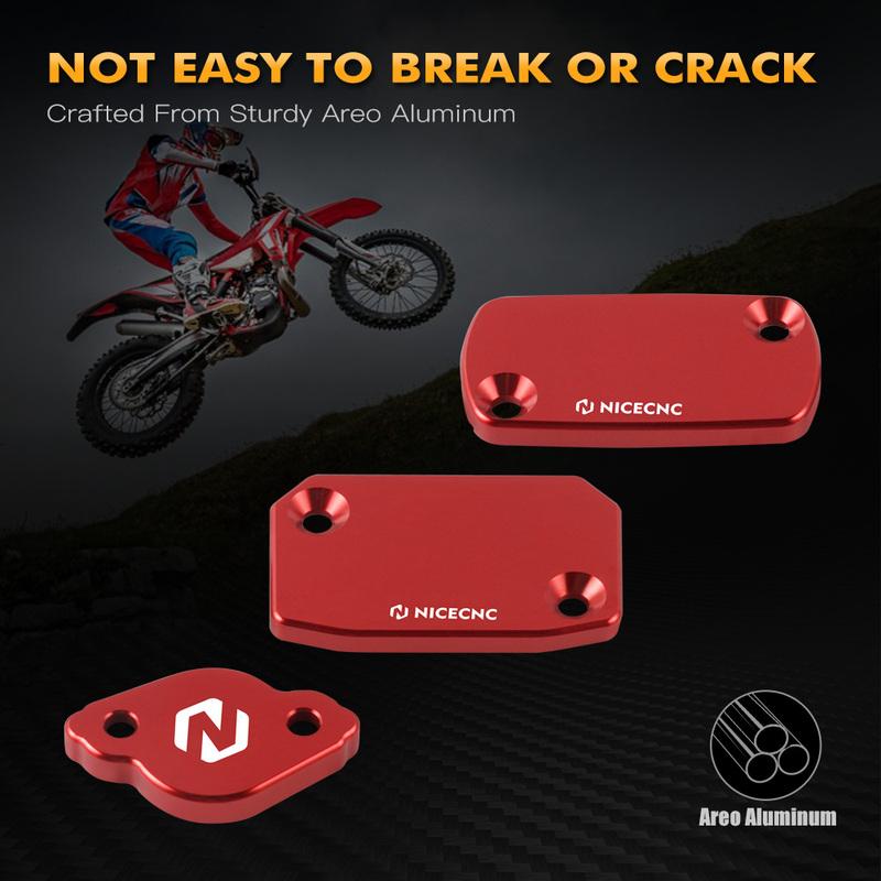 NICECNC For Beta RR 300 RR 250 2013-2024 Brake Clutch Reservoir Cap Cover X-Trainer 300 2015-2024 RR RR-S 350-500 498 2012-2024