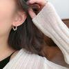 925 Sterling Silver Beads Hoop Earrings For Women Men Geometric Earrings Daily Jewelry New Wholesale