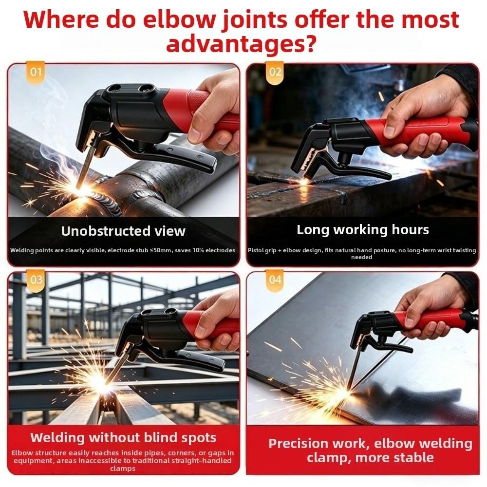 Heat Resistant Welding Tongs Heavy Duty Electrode Holding Clamp  Welding Accessories