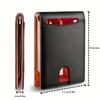 Rfid Customized Wallet & Card Holder Carbon Fiber Leather Minimalist Men Wallet Money Bag Personalized Gift Women Wallet Purse