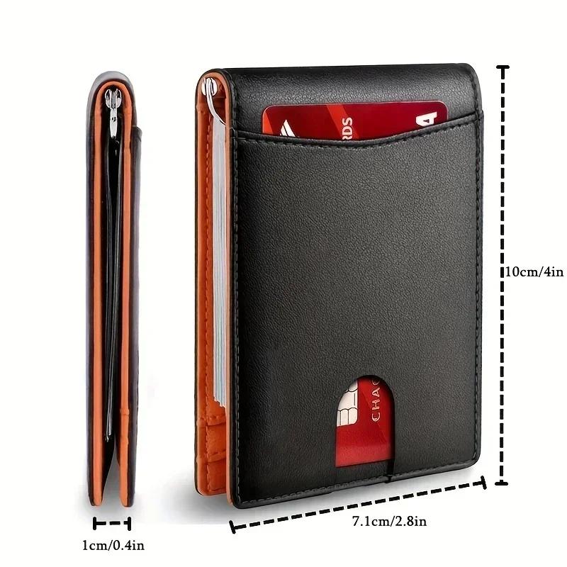 Rfid Customized Wallet & Card Holder Carbon Fiber Leather Minimalist Men Wallet Money Bag Personalized Gift Women Wallet Purse