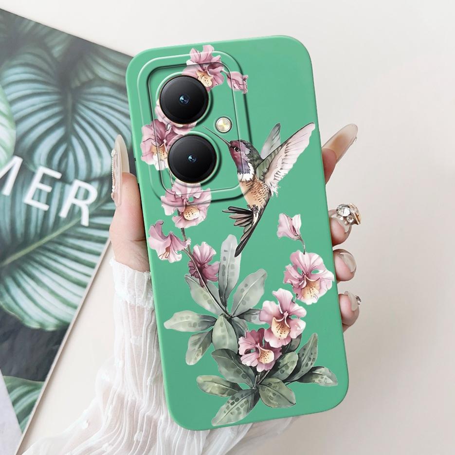 Für Xiaomi Redmi 13C 5G Hülle Luxus Blumen Cartoon Hülle Weiche TPU Matte Handyhülle Für Xiaomi Redmi 13R Redmi13C 5G Fundas Taschen