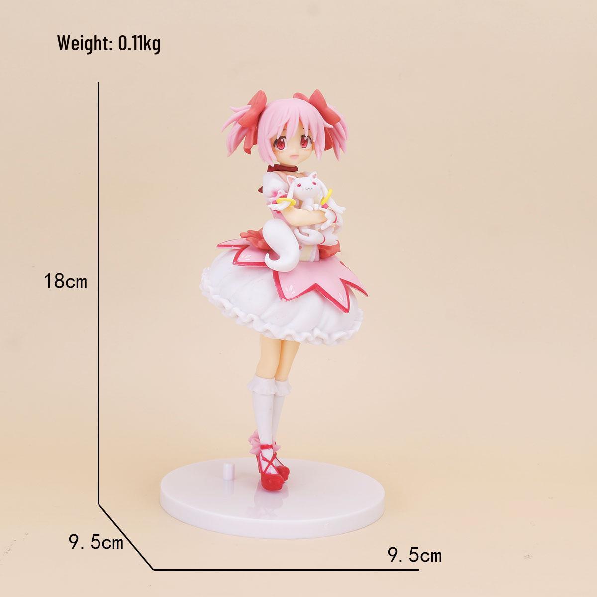 

Madoka and Kyubey Witch Scenery Model: Magical Girl Desktop Ornaments Kaname Madoka (18CM, Bagged)
