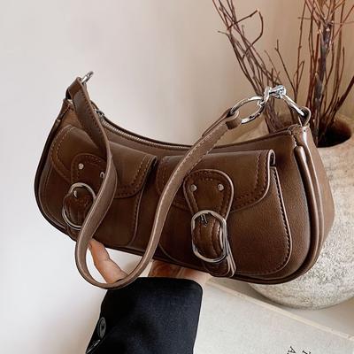 Bolsas Femininas Bolsas da Moda da Moda Bolsas de Ombro Retro Bolsas Estrangeiras de Axila Bolsas Femininas