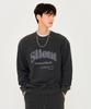 CHASECULT Unisex Pigment Lettering Sweatshirt - Charcoal