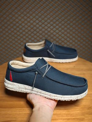 Mode 2025Nieuwe Heren Casual Leer Zachte Zool Pendelschoenen Britse Mode Casual Outdoor Wandelschoenen Platte Designer Minimalistische Schoen