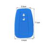 Smart Key Cover, Silicone Scratch Prevention Protection, 2 Set, Compatible with Toyota Prius 50 Series C-HR (Black, Blue)