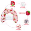 2026 New U Shaped Pineapple Inflatable Float Thickened PVC Single Seat Floating Bed For Summer Pool Beach Water Entertainment