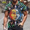 Summer 3d Abstract Print Short Sleeve T-shirt Unisex's Casual Creativity T-shirt