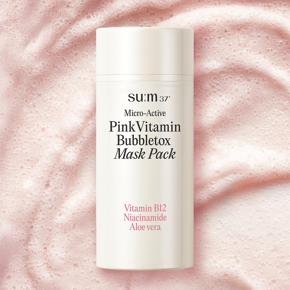 SUM37 Microactive Pink Vitamin Bubble Tox Mask (Choose 1 of 2)