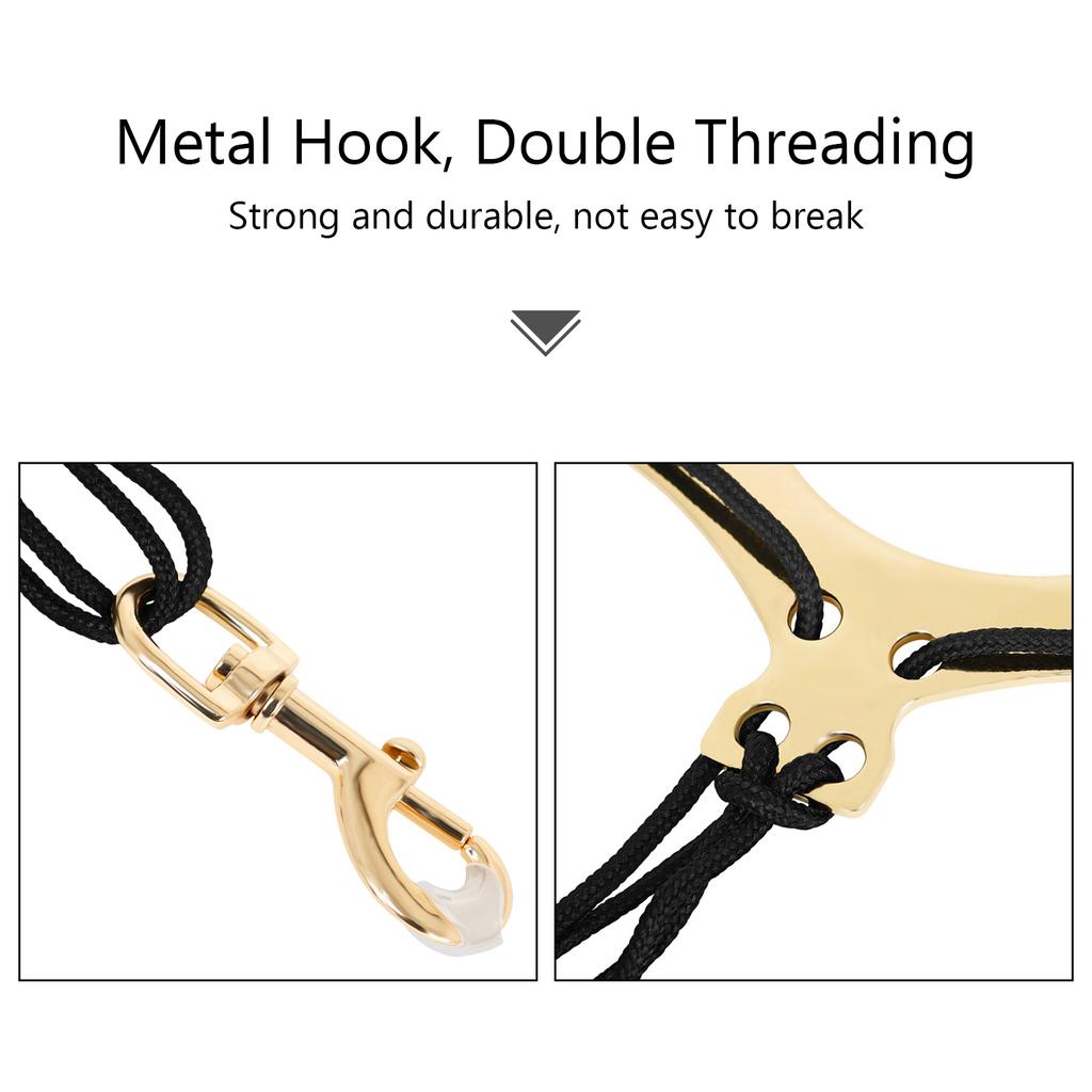 Adjusted Length Saxophone Neck Strap Soft Sax PU Leather Strap Padded Upgraded for Alto Tenors Saxophone