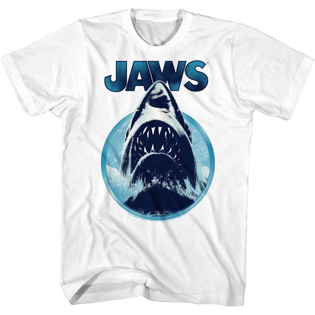 Jaws Great White Shark Hole Men T Shirt XXL