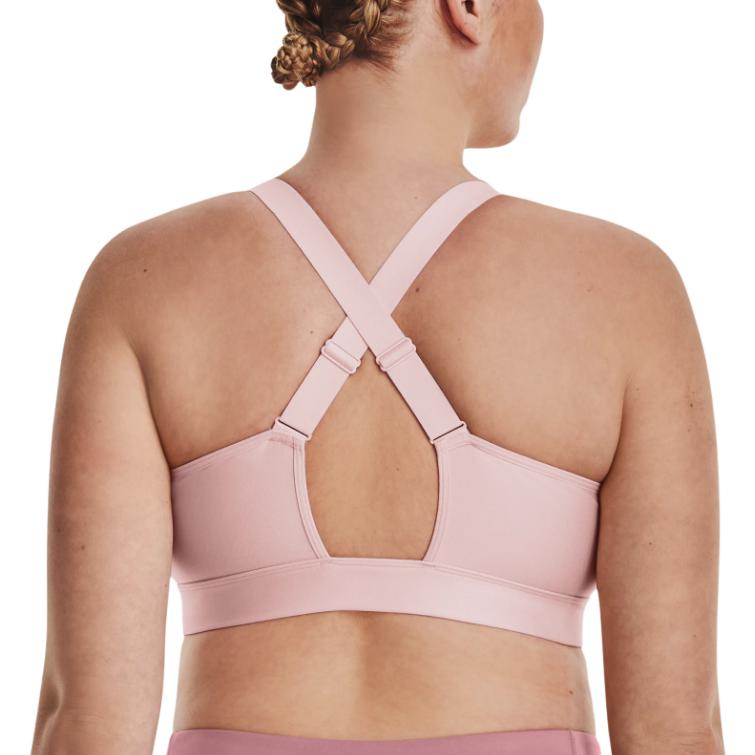 Under Armour Continuum Mid Spor Sütyeni Orta Destek Kadın İç Çamaşırı Pembe 1372559-676