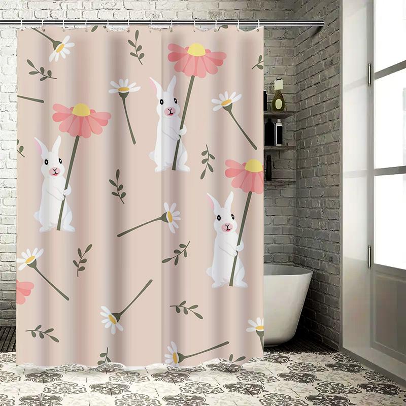 Home Shower Curtains for Bathroom Waterproof Fabric Modern Nordic Style Bathroom Curtains Shower Curtain 180x200 240x180 Aaaa