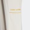 Adidas Knitted Sweatpants Women's Ivory White Moderate Cuffed Pants HT6896