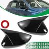 1 Paar Seitenspiegelabdeckung für VW Polo MK5 09-17 Glänzend Schwarz Rückspiegelkappe Links + Rechts 6R0857537B 6R0857538B