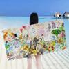 Bladee 333 Drain Gang Big Microfiber Beach Towels Quick Dry Towel Sand Beach Towels Pool Towel for Travel Swim Pool Yoga