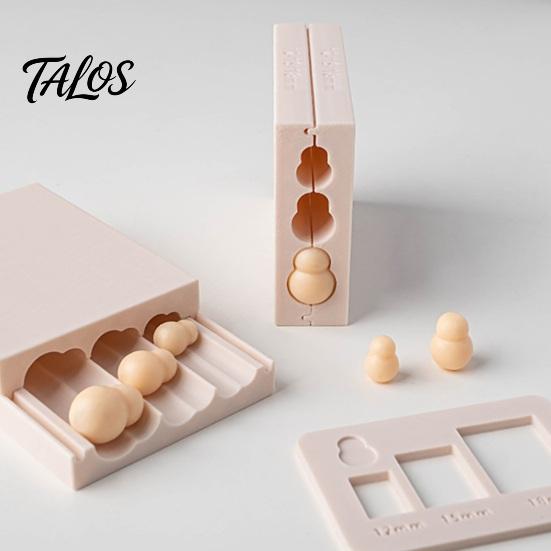 Handmade Craft Accessories Polymer Clay Ball Maker Mold for Jewelry Making, 12/15/18mm Sphere Shaper Pla 3D Printed Roller Tool DIY Earrings