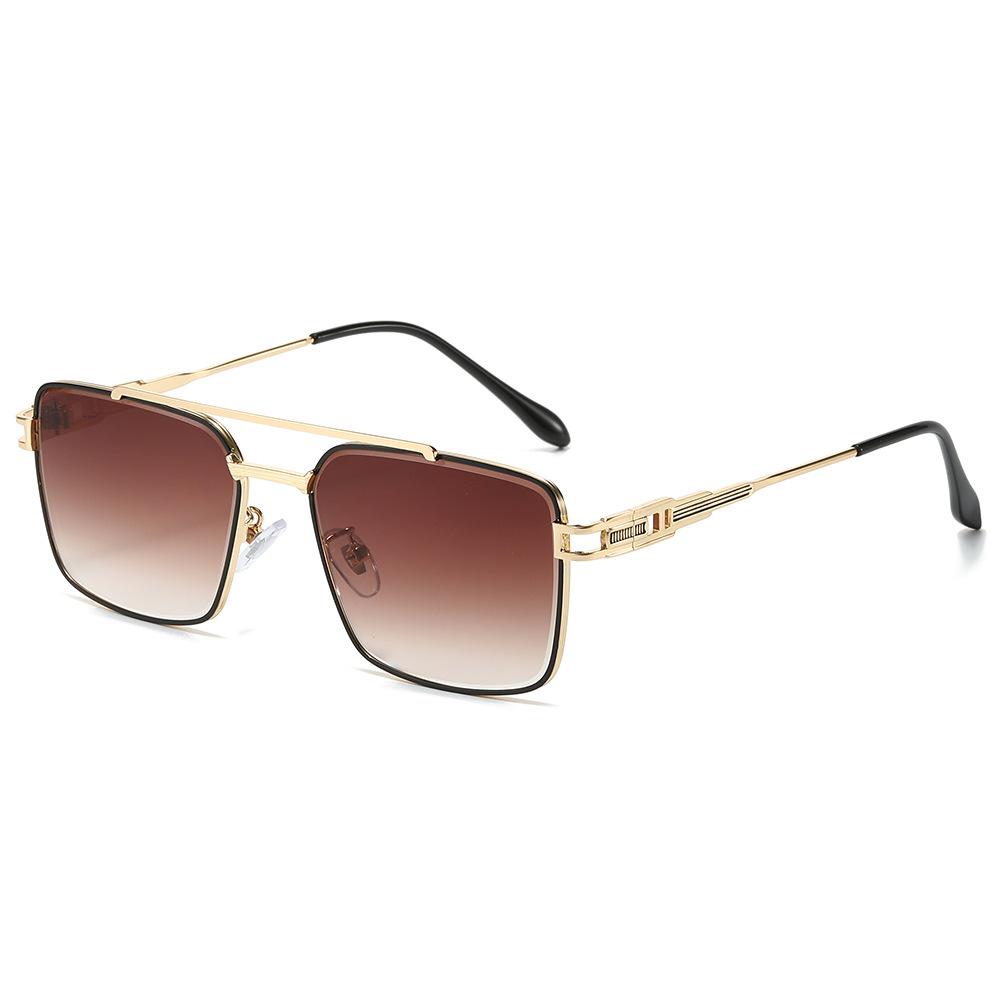 JYL Sunglasses Double Bridge Uv Protection Metal Cut Edge Use 8316 A-18370 popstar