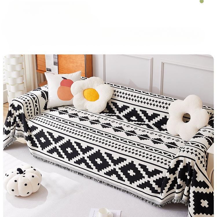 Chenille Pokrowiec na Sofę Tkanina Poduszka Cztery Pory Roku Uniwersalny Antypoślizgowy Pokrowiec na Sofę Pokrowiec Odporny na Zadrapania Pokrowiec Koc