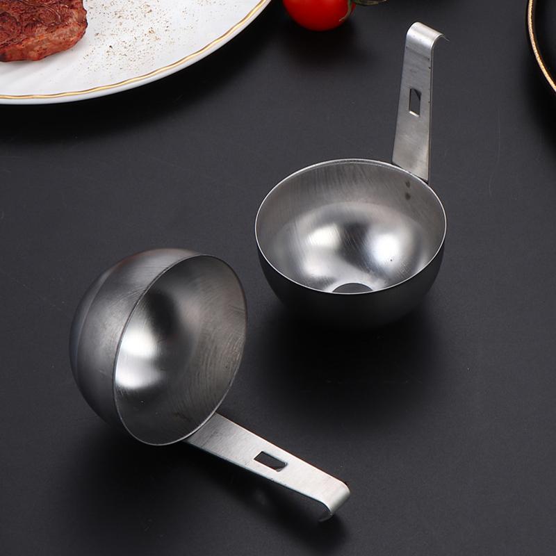 Hanging Ear Stainless Steel Egg Steamer Multifunctional Round Egg Cooker For Home Use Kitchen Utensils