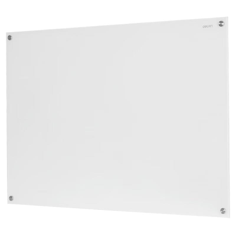 Deli 8740 Magnetic Tempered Glass Wall-Mounted Whiteboard 100x150cm