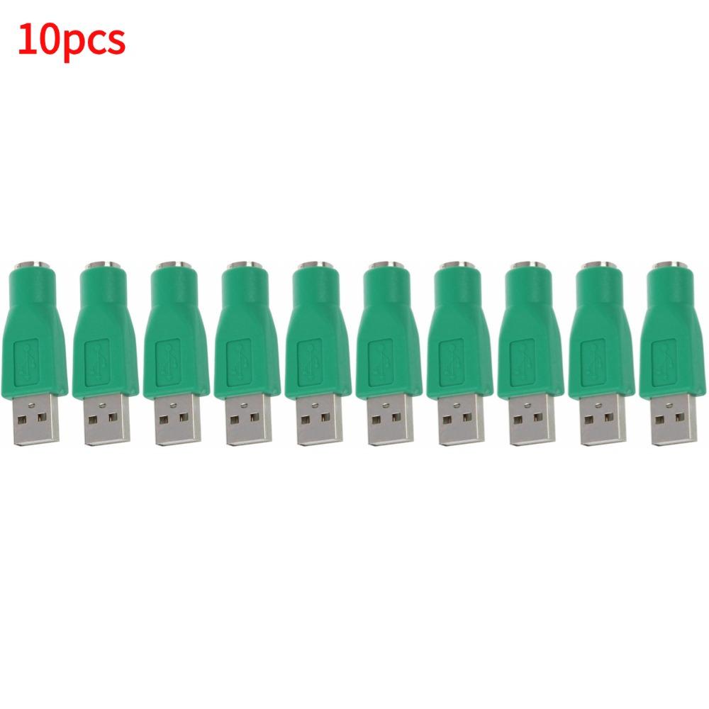USB Male Port to PS/2 Female Converter Adapter for PC Computer Keyboard Mouse to USB 1.1 2.0 Min Computer Converter Accessories