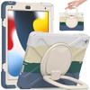 IPad Air 5 10.2 Inch Protective Case With Rotating Kickstand Shoulder Strap Shockproof SiliconePC Shell Daily Use Travel