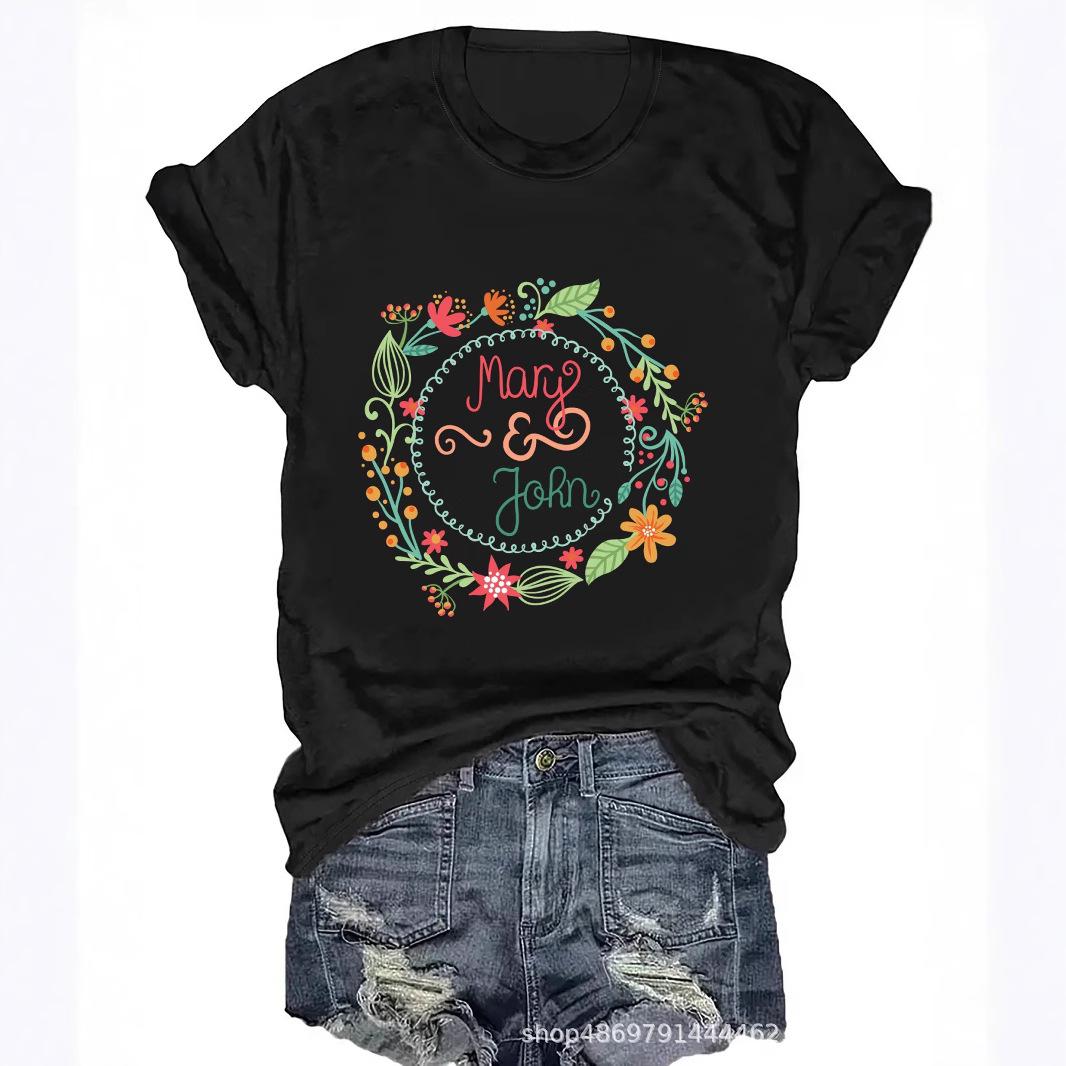 

International Round Neck Women s Fashion T-Shirt S