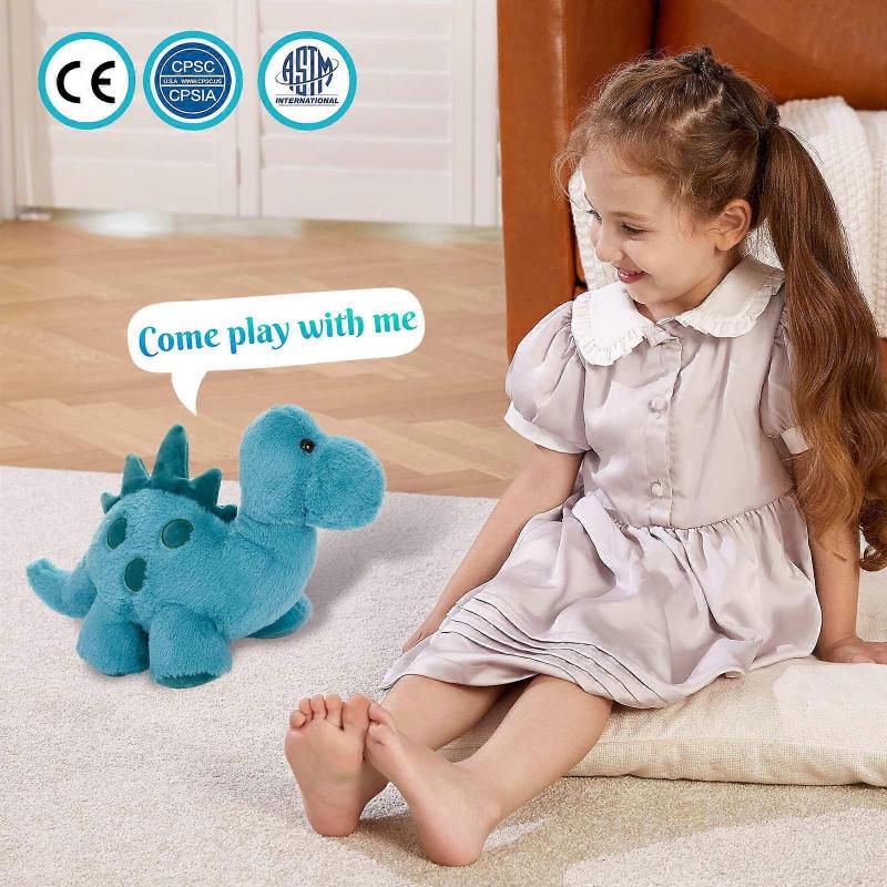 Small Dinosaur Doll Plush Toys, Stegosaurus Plush Toys, Blue