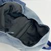 Gradientní džínový hvězdný batoh ve vintage stylu, unisex školní taška pro teenagery a vysokoškoláky, lehký prodyšný cestovní denní batoh