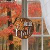 Garden decorations,autumn harvest festival decorations,wooden hanging decorative signs,"hello fall" signs, 2D flat products