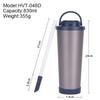 830ml Double-Walled Pure Titanium Vacuum Insulated Tumbler Modern Minimalist Travel Mug Office Outdoor Gym