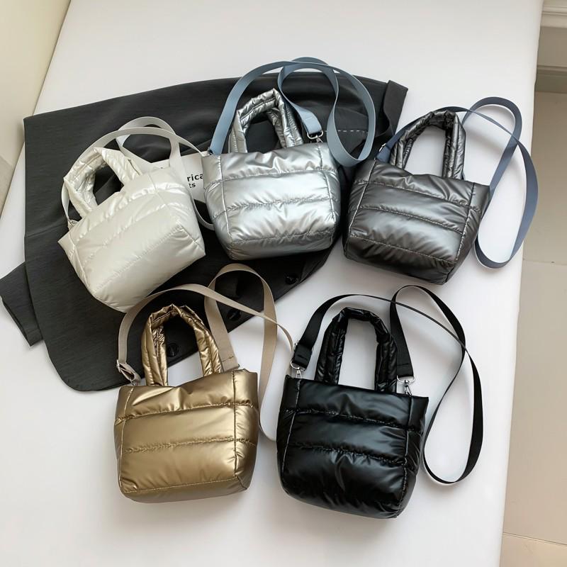 Dames Gewatteerde Katoenen Crossbody Tote Tas