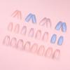 Trends Premium Designer 24pcs Stick-on Nails Set, with Easy Glue Tab Application, Nails Are Reusable & Unbreakable