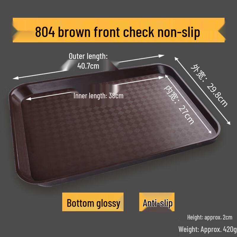 

Handunyoo Non-slip Plastic Serving Tray